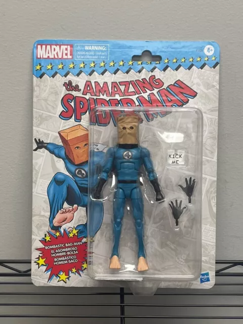 Marvel Legends Retro Spider-Man Bombastic Bag Man Exclusive Action Figure - NEW