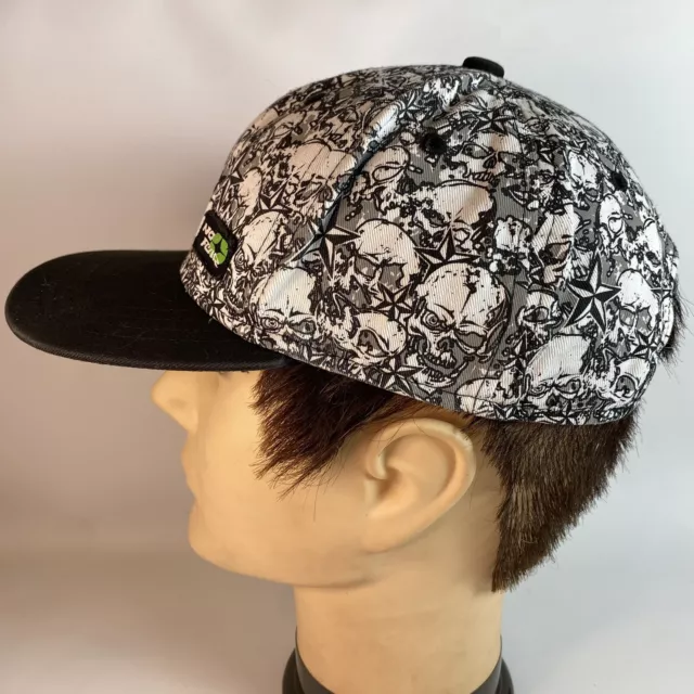 No Fear Kids City Skull Snapback Junior Flat Peak Cap Breathable Cotton Snapback 2