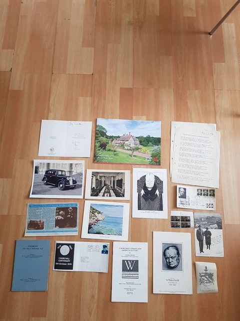 Winston Churchill collection of ephemera