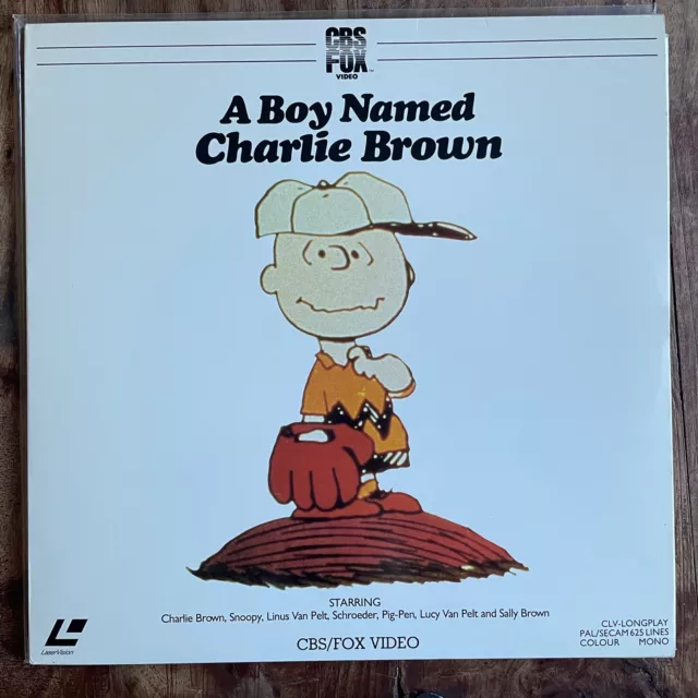 A  Boy Named Charlie Brown   Ex Laserdisc / Plays Perfectly