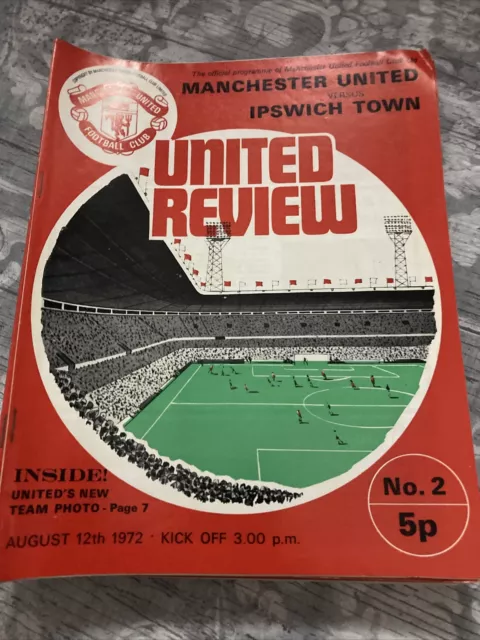 Manchester United Programmes 1972-73 x21(All With Tokens)