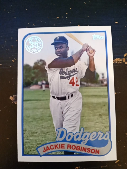 2024 TOPPS SERIES 1 Jackie Robinson 35th Anniversary 1989 Insert #89B ...