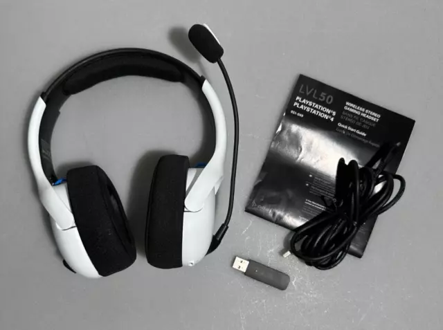 Headset wireless PDP Gaming LVL50 white  PS4, PS5 051-049-WH v.1