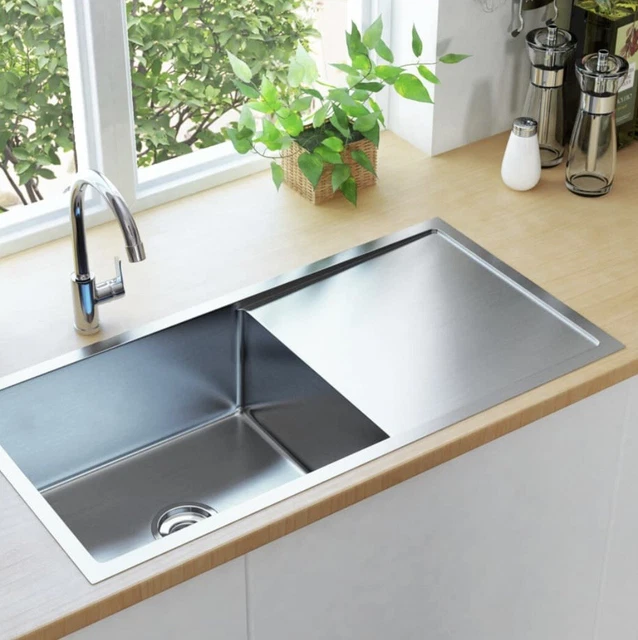 Tappo Scarico Lavello In Acciaio Inox 304 Oro Con Guarnizione In Gomma - Filtro Anti-Intasamento Per Cucina, 83 Mm