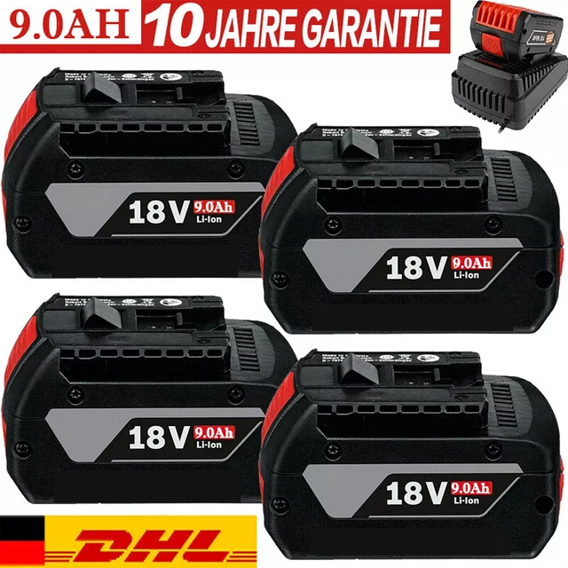 Bat618 Bat619 Kompatibel 2x 8.0Ah/8000mAh Ersatzakku Für Bosch 18V – Starke Power Für BAT609, BAT619, BAT618 & Mehr (2er Pack
