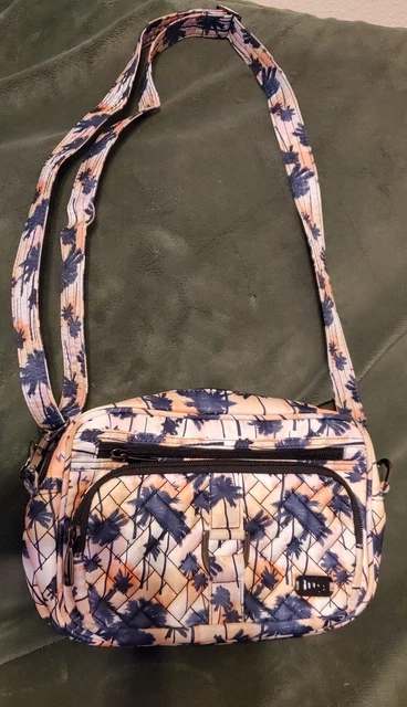 Lug Convertible Carousel Crossbody / Waist Pack- "Sunset Palm" Print (NWOT)