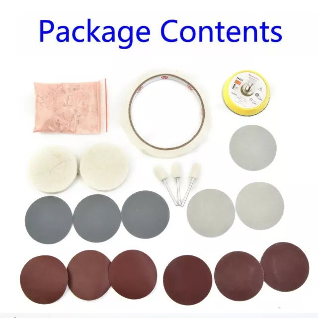 Watch Glass Polishing Kit Glass Scratch Removal,Acrylic,Sapphire Crystal New.