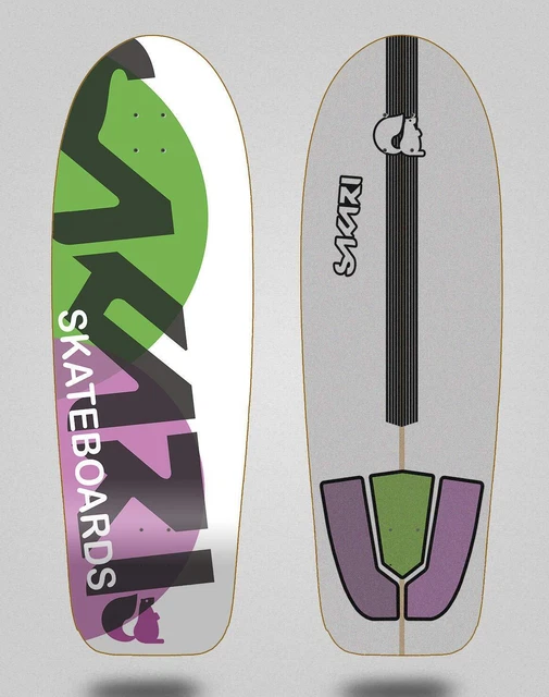 Skateboard Skateboard Deck Sakari FUS Green Purple 30.5