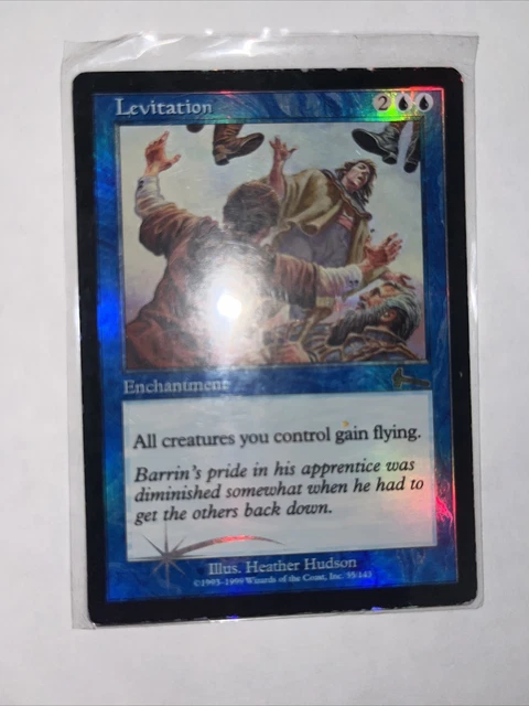 Magic the Gathering MTG Urza's Legacy LEVITATION Foil