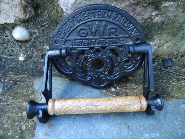 GWR Toilet Roll Holder Iron Great Western Railway Station Steam Train Bathroom