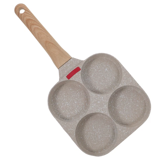 EGG POACHING PAN Omelette Frying Poacher Nonstick Mini Omlette Four