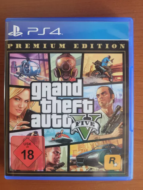 PS4 Playstation 4 GTA 5 Grand Theft Auto V Premium Edition in OVP NEU