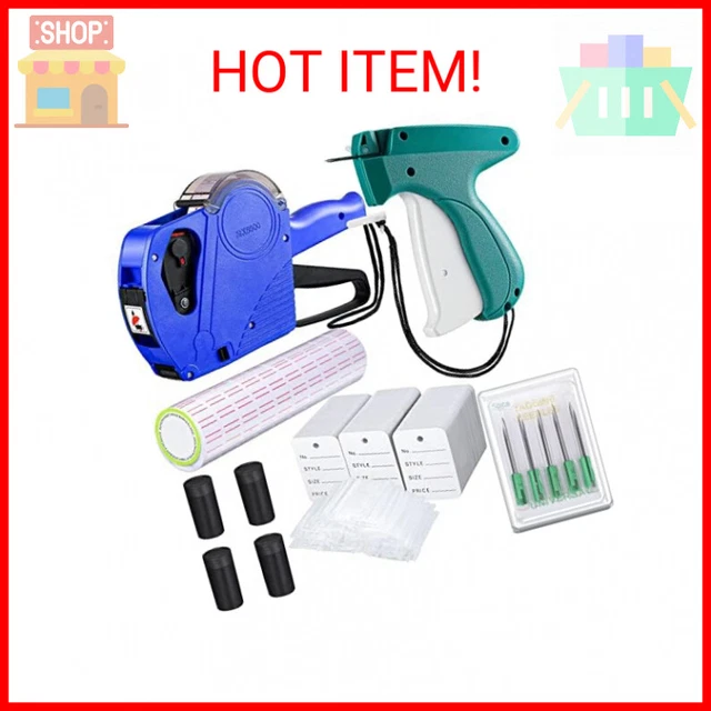 1121 Pieces Clothing Tagging Gun Retail Price Tag Gun Attacher Gun with Label St