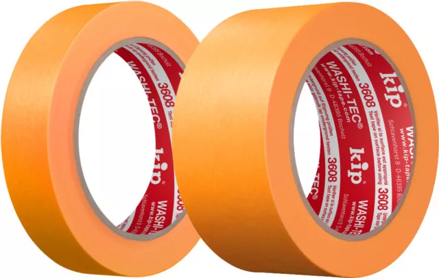 Kip 3608 WASHI-TEC Malerband Abklebeband Goldband Tape dünn & rückstandsfrei