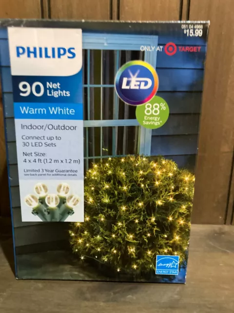 Christmas Lights Philips net Lights LED new in box
