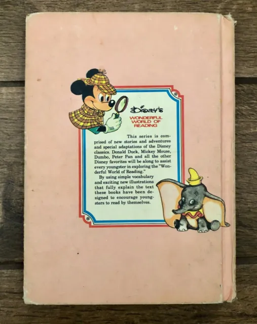 1974 Walt Disney's Cinderella Book Club Edition Hardcover Book 2