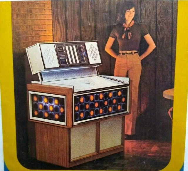 Rowe Imperial Jukebox FLYER Original Phonograph Music Art Print Sheet Retro