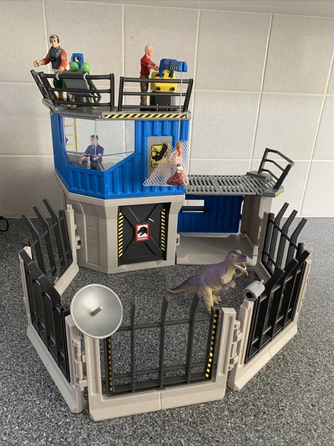 Schleich Large Dino Research Station: Action Figure Playset, Plastic, 13 Pieces - View #3