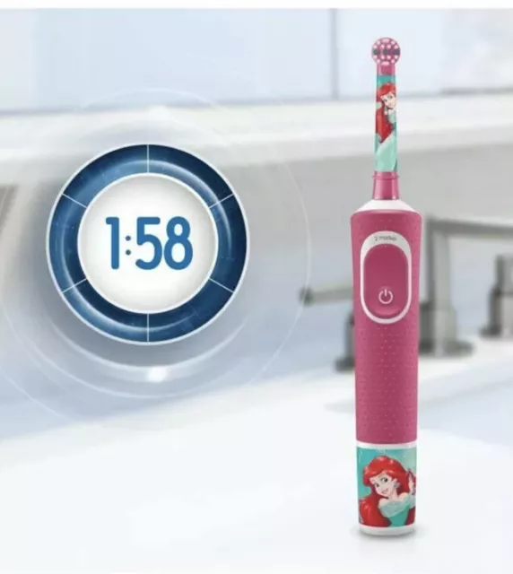 Brosse à dents électrique Braun Oral-B kids Princess Disney dés 3 ans enfant 3