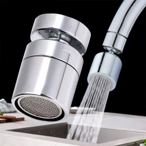 360° Rotate Kitchen Tap Water Faucet Aerator Swivel End Diffuser-Adapter-Filter