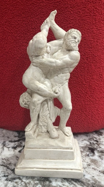 thumbnail interactive-video image 1 of Hercules & Diomedes Statue – 8th Labour Of Hercules, Greek Mythology Sculpture 39cm 1 of 4