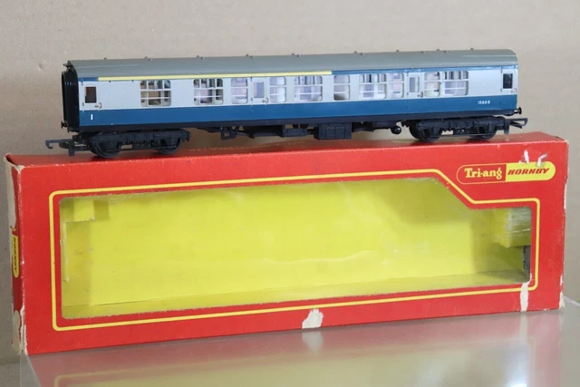 Hornby – Lot De 2 Voitures Restaurant – Bleu Foncé / Toit Gris – Échelle Zéro – Occasion