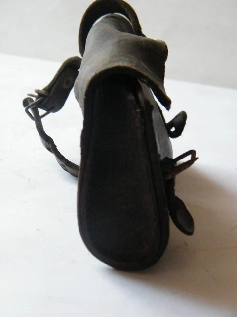 Ancienne Sacoche De Vélo En Cuir ALCYON - Trousse à Outils Vintage, Occasion