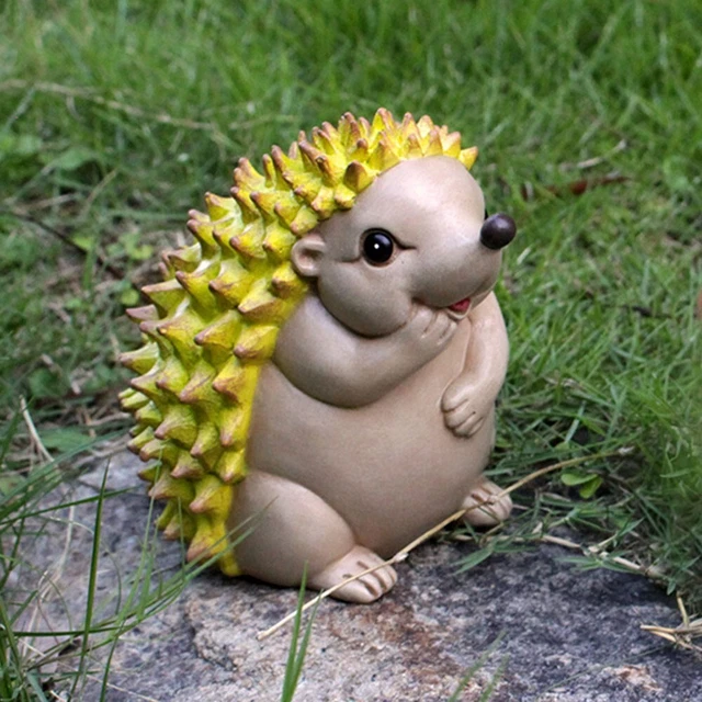 Décoration de hérisson durian accrocheur ornement réaliste de fruits en rési