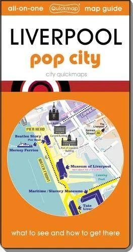 Liverpool - pop city : 2023 map gui... by David Sherriff, city Sheet map, folded