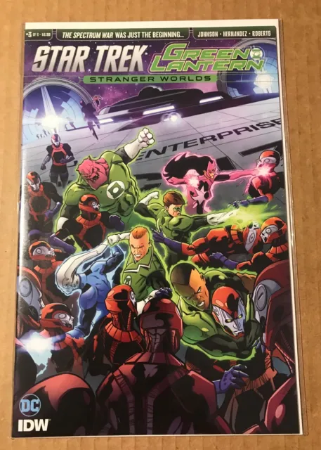 Star Trek Green Lantern Stranger Worlds #3 Cover A Hernandez IDW DC Comics NM