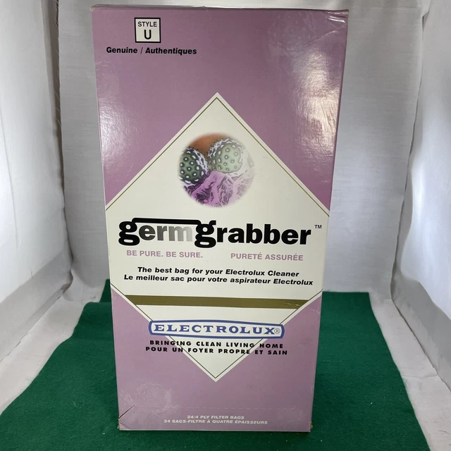 Electrolux Germ Grabber Style U 4 Ply Filter Vacuum Bags, 23 In Open Box