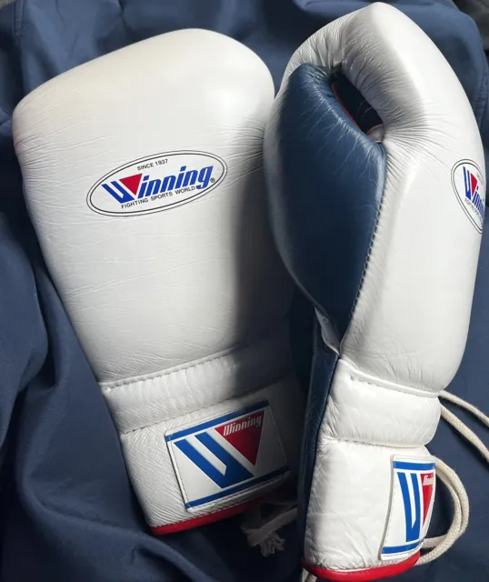 Winning Boxing Custom Lace Up Boxing Gloves 100% Genuine