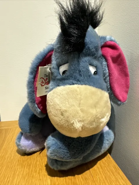 Large 12" Official Walt Disney Company Winnie The Pooh Eeyore Plush With Tags