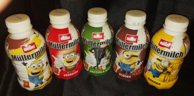 Müller Milch Minions "Ich, einfach unverbesserlich" 5 Flaschen