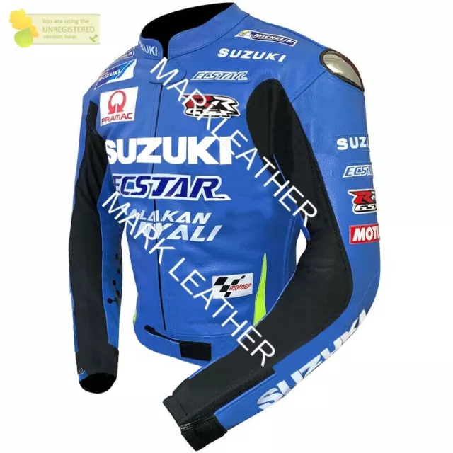 Suzuki GSXR Motorrad Lederjacke Sports MOTOGP Rennen Motorrad Lederjacken CE