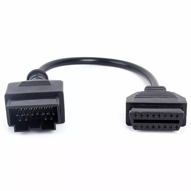 KIA 20 Pin OBD to 16 Pin OBD2 Adapter Cable Convertor For Diagnostic Scanner