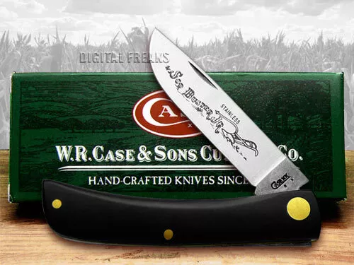 Case xx Knives Sodbuster Jr. Black Synthetic Handle Pocket Knife Stainless 00095