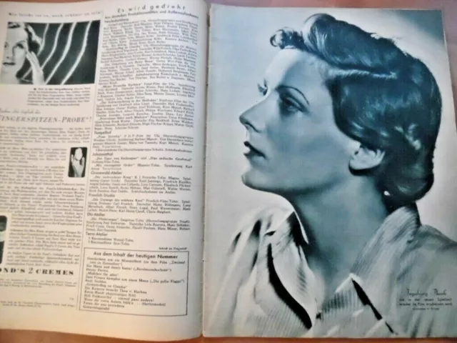 FILMWELT 36 - 5.9. 1937 Viktor Staal Karin Hardt Ingeborg Theek Henny Porten K 2