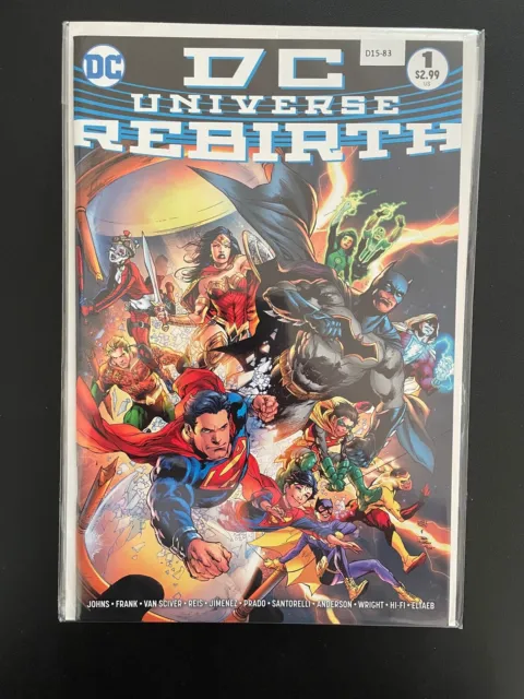 DC Universe Rebirth 1 Ivan Reis Midnight Release Variant High Grade DC D15-83