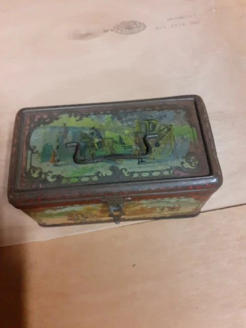 Moto Miniature Mettoy Tôle Lithographiée – 9,2 Cm – Friction – Angleterre 1950 – Collection