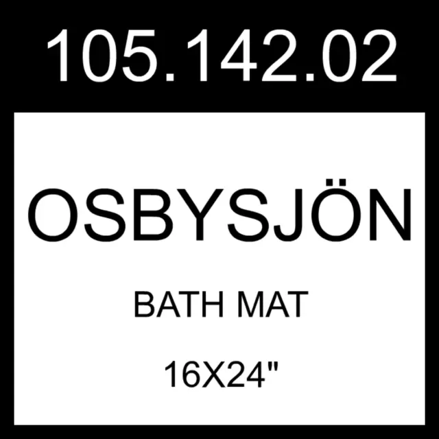 ALSTERN Bath mat, white, 20x32 - IKEA