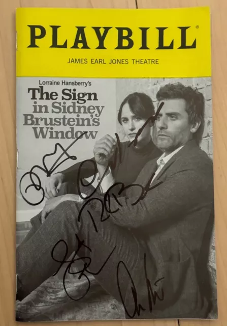 THE SIGN IN SIDNEY BRUSTEIN'S WINDOW Opening Night Signed Playbill - Isaac, Bros