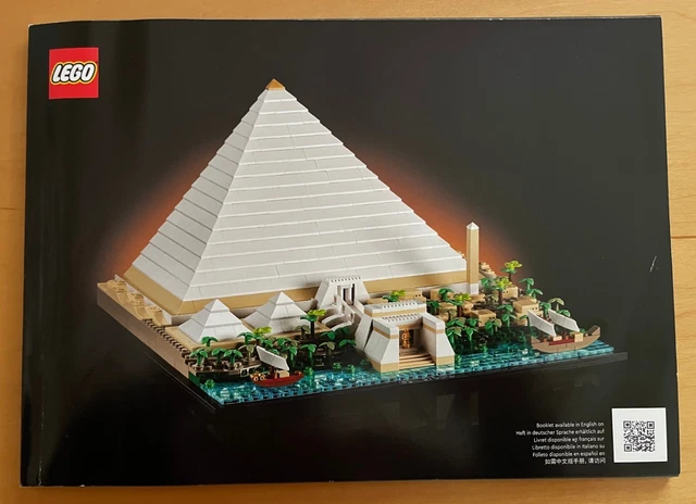 LEGO GREAT PYRAMIDS OF GIZA 21058 Instruction Book (Instructions only ...