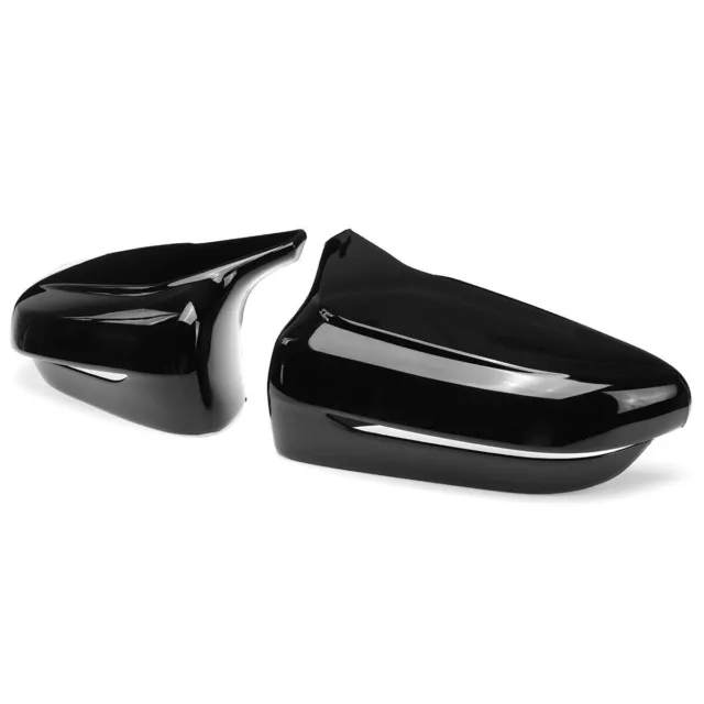 2X Coques de Rétroviseurs Noir Brillant Pour BMW G20 G30 2019-2022