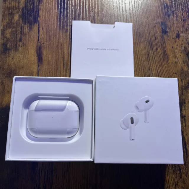 Apple AirPods Pro 2nd Generation with MagSafe Wireless Charging Case - White