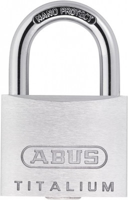 Abus Titalium Cadenas 708770-96CSTI/50_ka7565 Arc protégé Nano Protect clé et... 