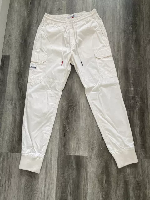 Tommy Hilfiger Men’s White Cargo Trousers