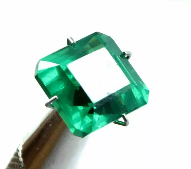 10 Ct Natural African Green Garnet Emerald Cut GGL Certified Best Loose Gemstone