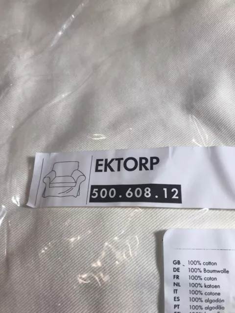 Ikea Ektorp Blekinge White Armchair Cover 500.608.12 NEW