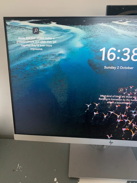 HP 243d Monitor: 23.8" FHD IPS, HDMI, VGA With stand & Power Unit 3